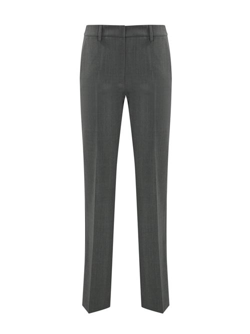 Pantalone dritto Estasi in lana tecnica Grigio melange WEEKEND MAX MARA | 2425136032600006